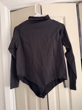 SKIMS Black Long Sleeve Bodysuit